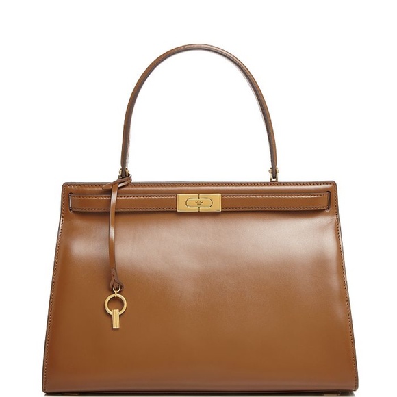 Rare Tory Burch Lee Radziwill Bag Large in Moose (Brown) - Picture 2 of 16